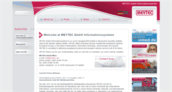 Desktop Screenshot of meytec.com