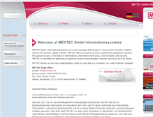 Tablet Screenshot of meytec.com